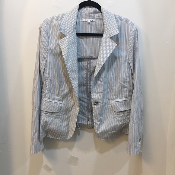 CAbi Jackets & Blazers - CAbi Pinstripe Boyfriend Blazer